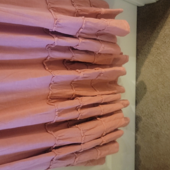 Lucky Brand Apricot Boho knit maxi dress size XL - Picture 2 of 12